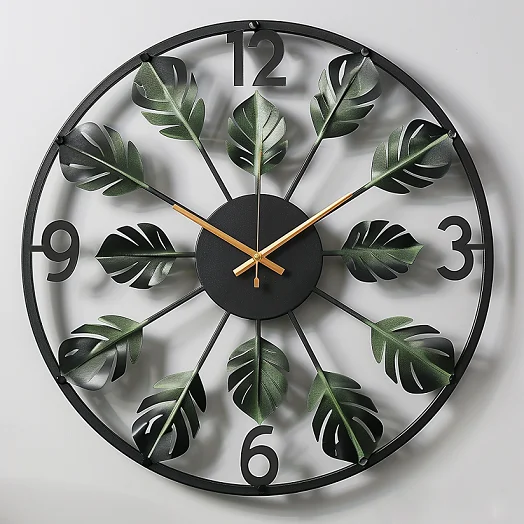 &c 60CM Large Modern Creative Iron Art Simple Design Bedroom Wall Hanging Clock Decoration Watch Wholesale Dropshipping DDP