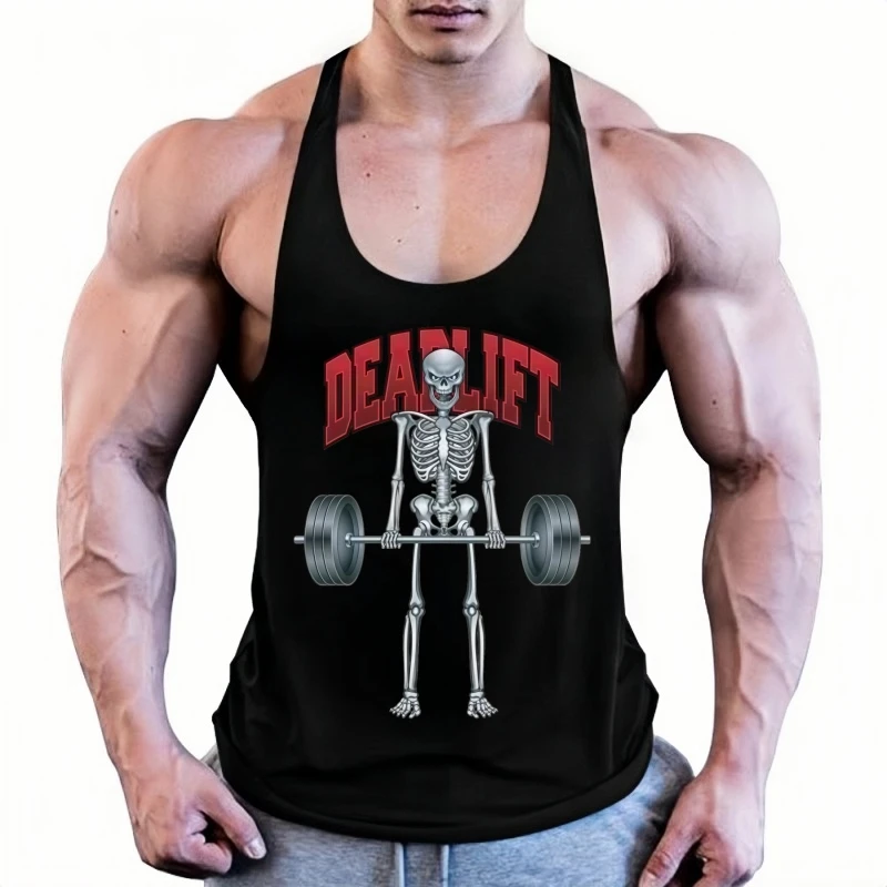 

Хлопковая майка для бодибилдинга Muscle Guys, мужской жилет без рукавов с Y-образной спинкой, фокус, спортивная тренировка, спортивная одежда