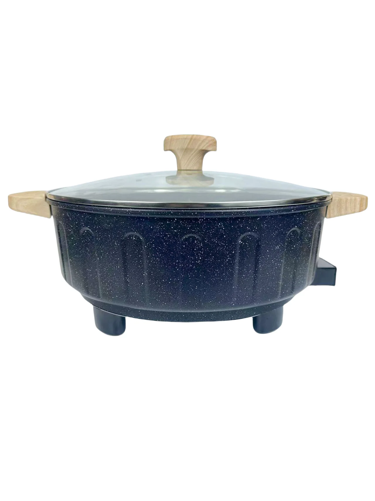 "Piastra elettrica commerciale da 15 litri - Fornello multiplo antiaderente con controllo termostatico per cucine professionali"