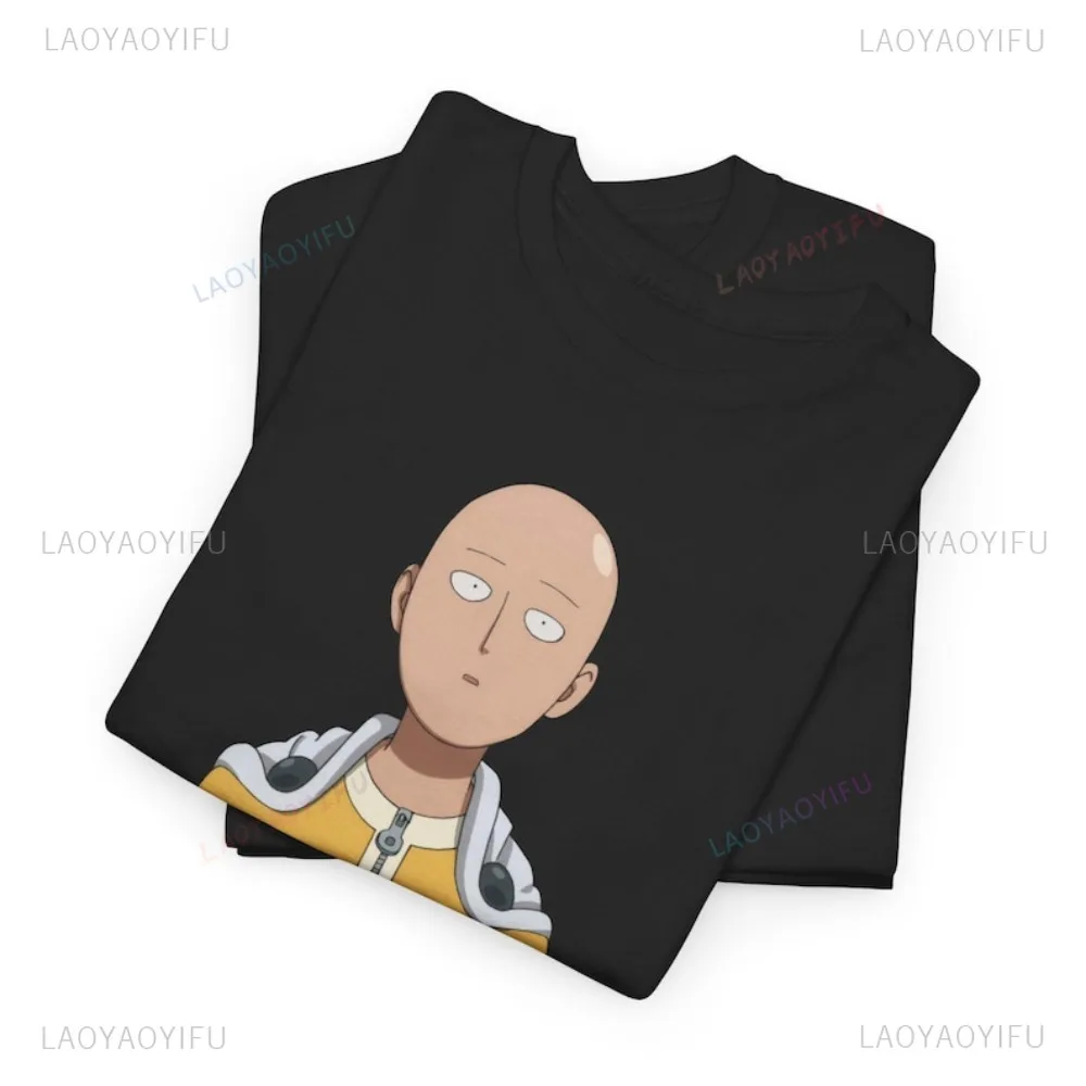 Funny Saitama Can I Go Home One Punch Man T Shirt Japanese Anime Graphic Printed Cool T-Shirt Hot Sale Comic Acg Otaku Tees