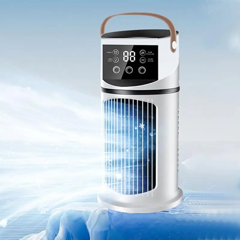 Portable AC Personal Air Cooler Fan Evaporative Cooling Ac Unit Personal Cooler For Desktop Room Car Bedroom Office Camping Tent - view 4