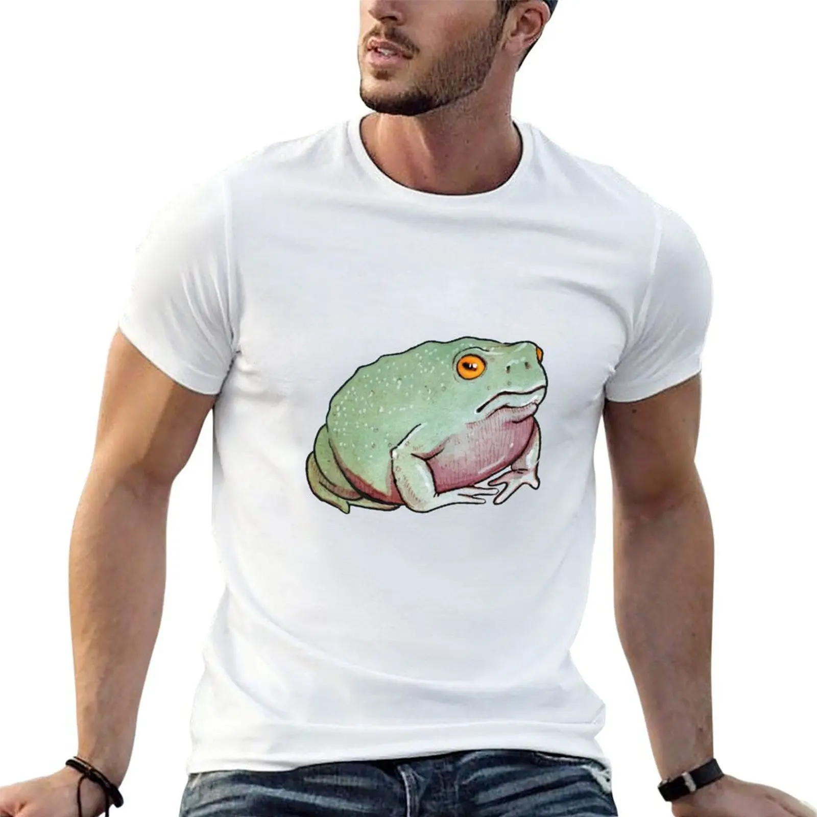 Quentin the Toad T-Shirt vintage funny gifts men clothings