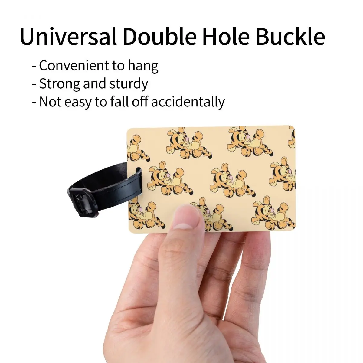 Personalizzato My Friends Tigger Pooh Anime Etichetta per bagagli Protezione della privacy Etichette per bagagli Etichette per borse da viaggio Valigia