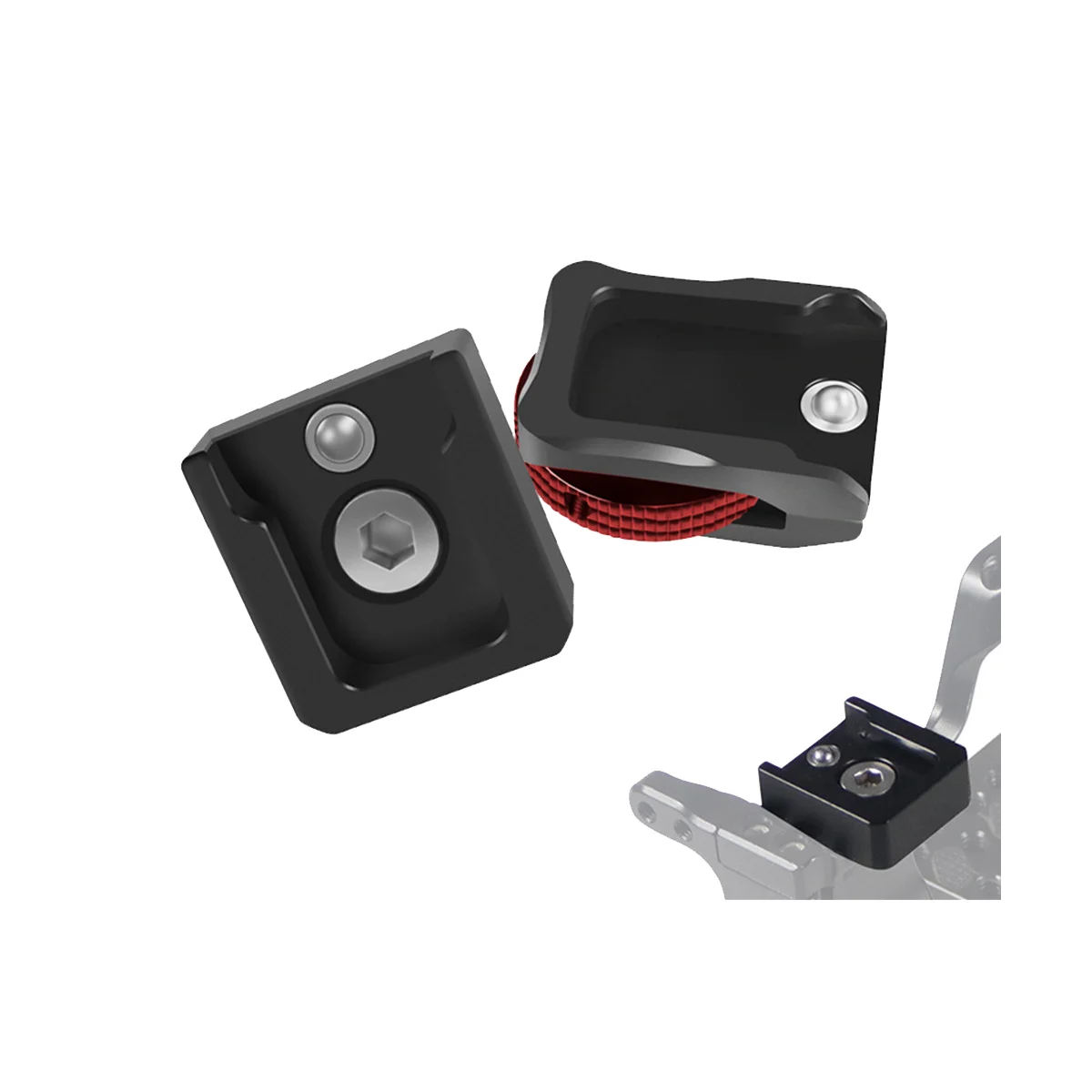 Горячий башмак адаптер 1/4 винт безопасности 360 Вращающийся для DSLR камеры Риг микрофон монитор вспышка Холодный башмак крепление, тип A