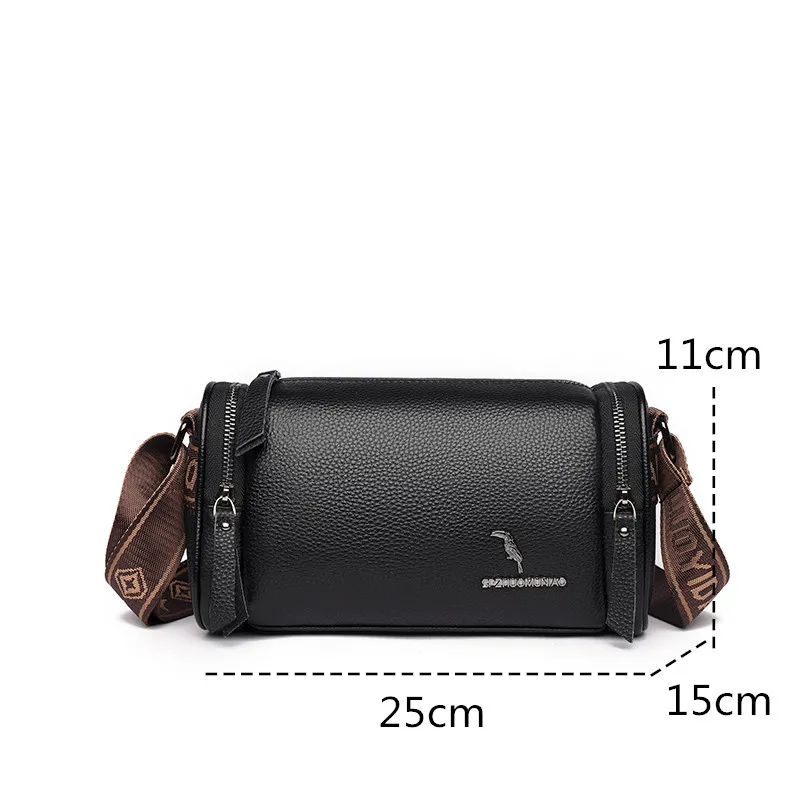 Moda 100% skóra bydlęca Crossbody luksusowe designerska torebka ze skóry naturalnej damska Solid Color Lady Tote torba na ramię