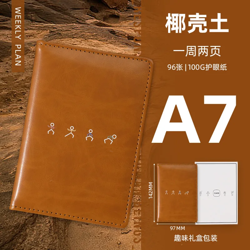 2026 مخطط الجيب الجديد على شكل عصا A7 - متتبع العادة اليومية ومجلة الإنتاجية أثناء التنقل