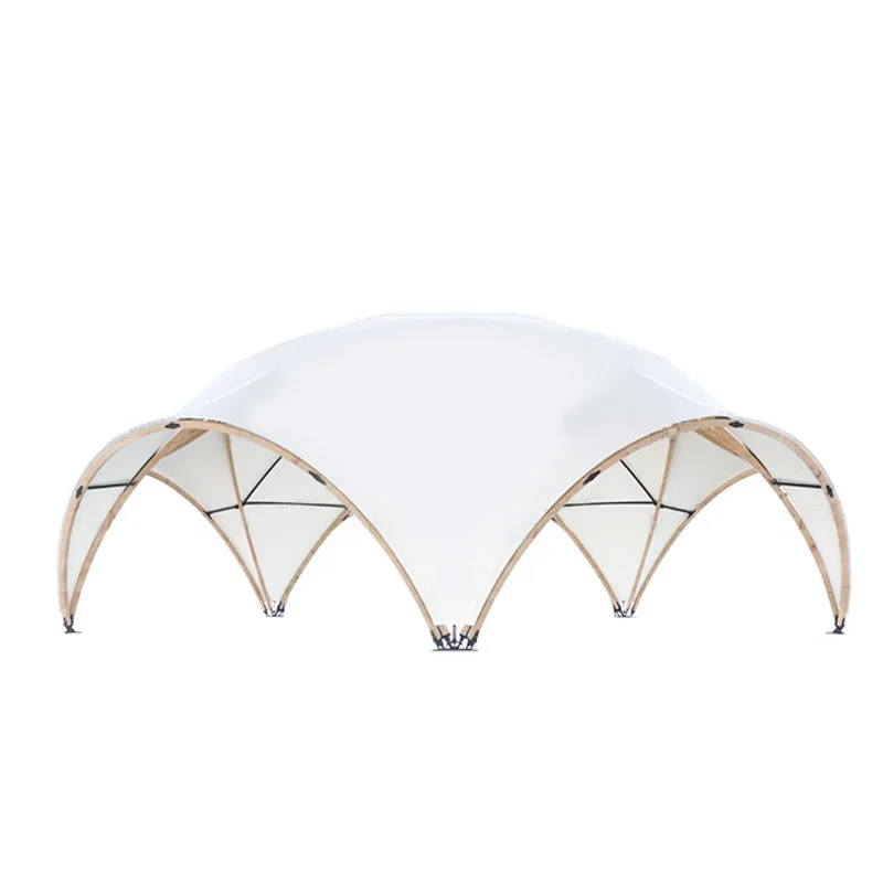 معرض الخيمة، معرض المظلة واسع النطاق، بناء المظلة في الهواء الطلق، حفلة التخييم، بناء الفريق