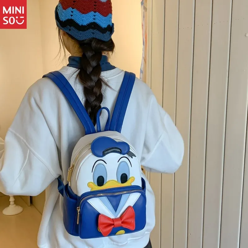 

Disney Duck PU Leather Backpack 2025 | Cute Mini Bag, Fashion Crossbody Daypack