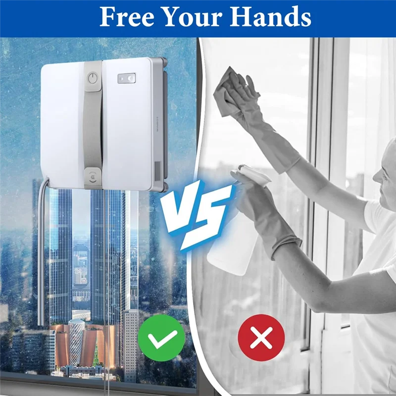 B43C Mop Cloth Rag Replacement Parts Compatible For Ecovacs Winboot Mini Vacuum Cleaner Accessories