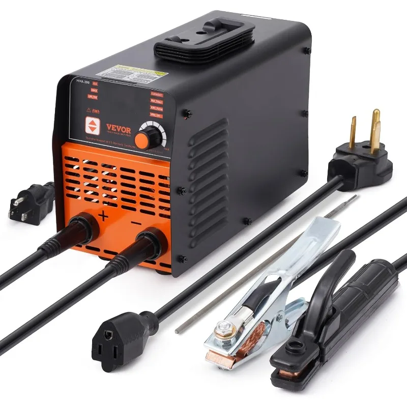 

VEVOR Stick Welder, 200Amp 2 in 1 ARC/Lift Tig Welder Machine 110/220V with Hot Start Arc Force Anti-Stick