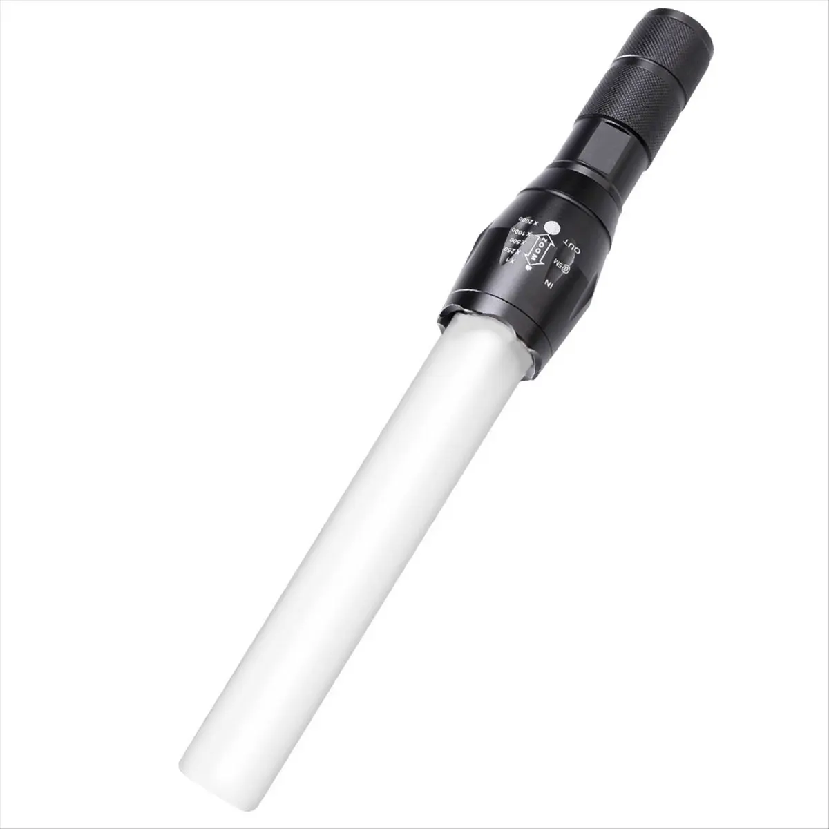 T34C  16 Inch Led Traffic Control Wand 5 Mode Safety Night Signal Light for Airport Parking Directing Flashlight