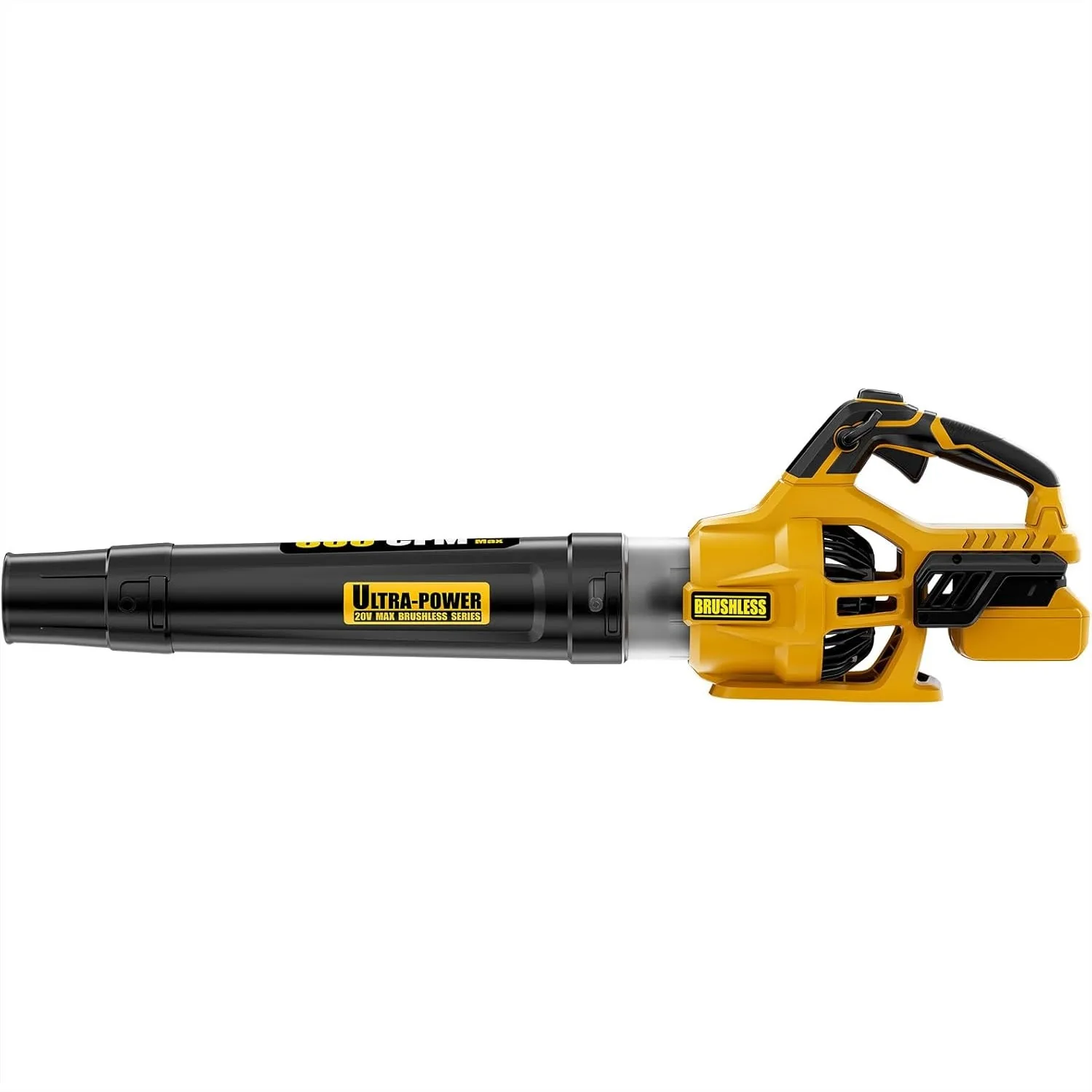 

Cordless Leaf Blower 600CFM 125MPH Turbo Boost Compatible with Dewalt 20V Max Battery Brushless Motor Variable Trigger Speed