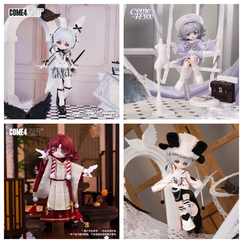 

In Stock New Come4free Daily Series Star Of Fluffy Rabbit Caramel Meow-Meow Kawaii Ob11 1/12 Bjd Doll Clothes Only Doll Clothes