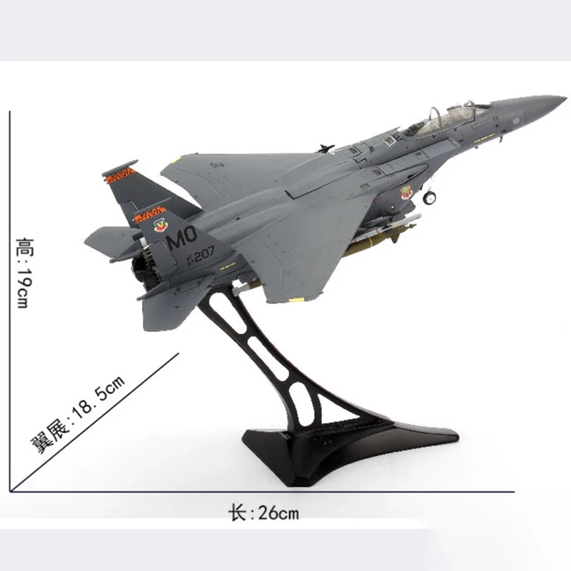 Diecast 1:72 Scale U.S. Air Force F-15E F15 Strike Eagle fighter Alloy Finished Simulation Model Souvenir Gifts For Adult Boy