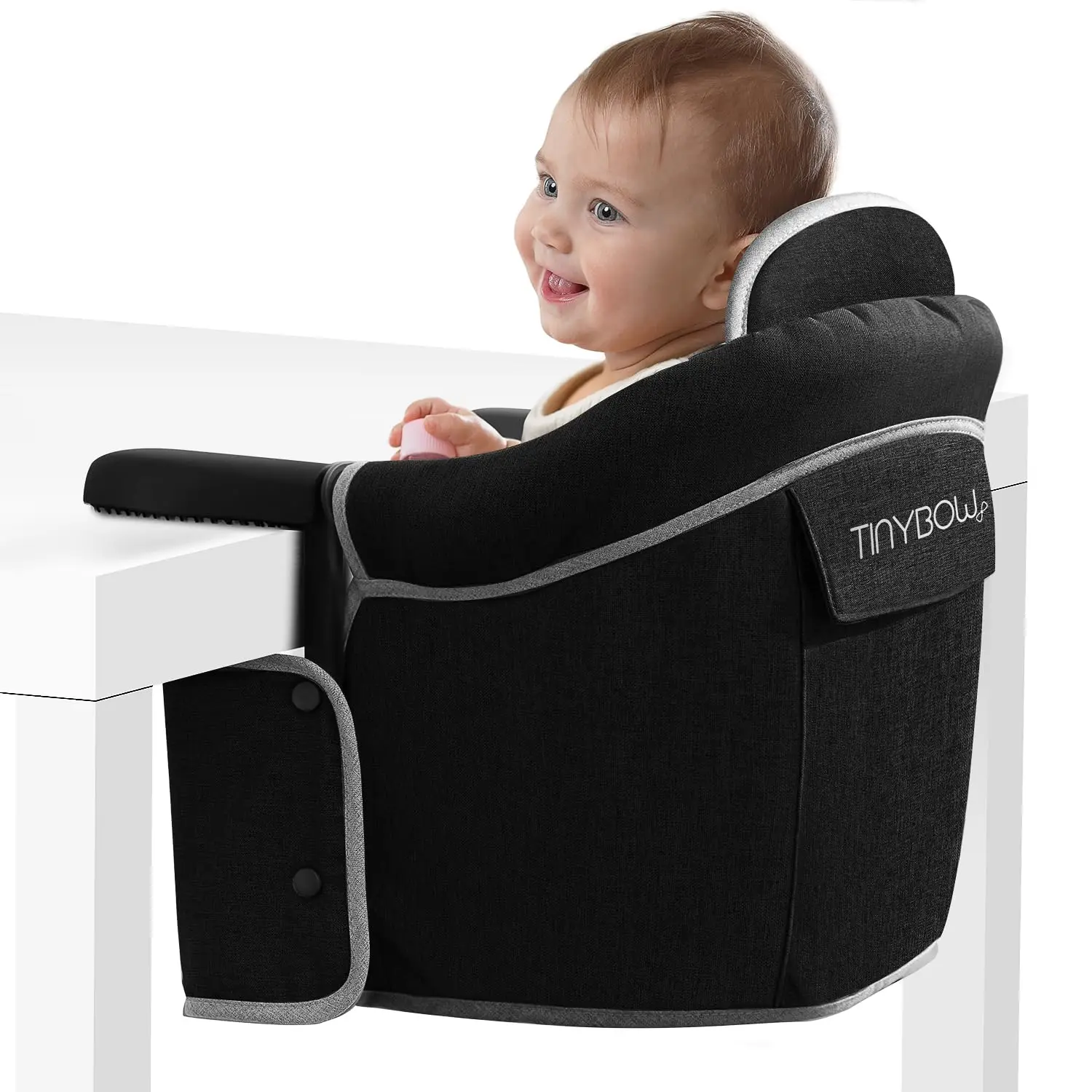 

Hook On High Chair For Baby, High Chair That Attaches To Table - Clip On High Chair For Table, Portable High Chair For Travel,