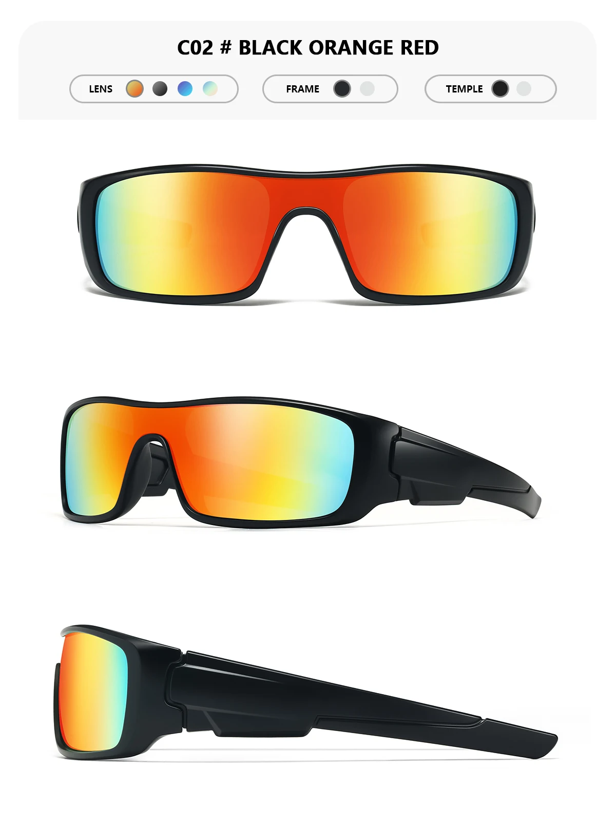 AliExpress AIELBRO Bike Glasses UV400 Sun Protection Cycling Sunglasses Adjustable Lightweight Large Frame for Men Women