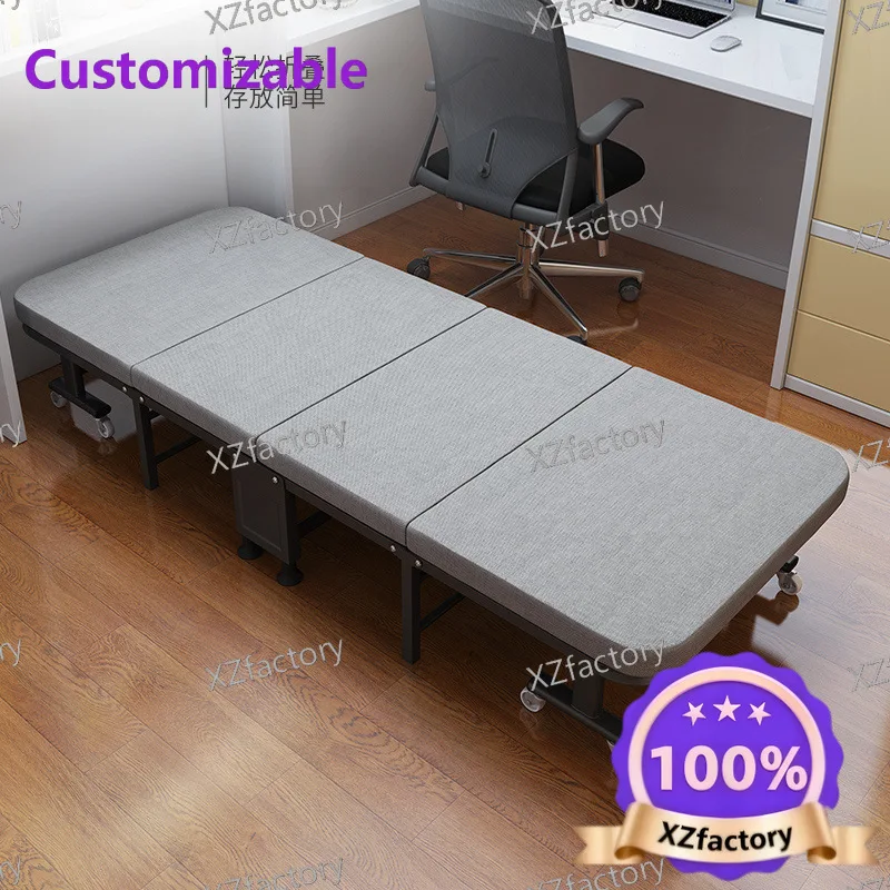 

Factory Direct 2026 Top RatedLunch break folding Office siesta Dual-purpose wooden board Folding single bed Hard board escort