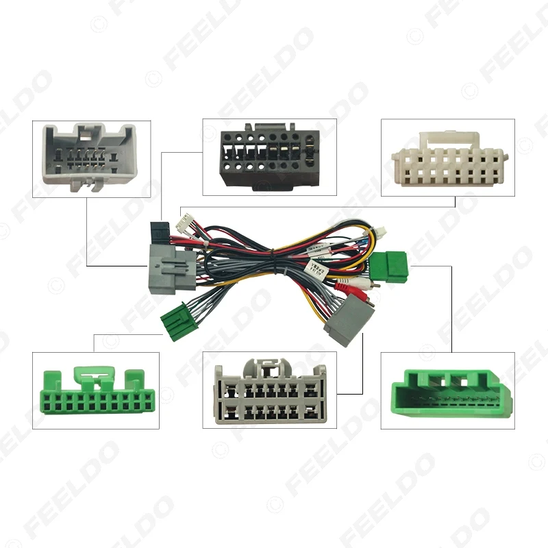 Car Android 16PIN Power Wiring Harness Cable For Volvo XC90 08-13