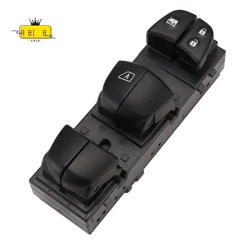 ABIB - Interruptor Maestro de Elevalunas Eléctrico y Bloqueo de Puerta Lado del Conductor para Nissan Juke Leaf Rogue Altima 2010-2018 25401-3TA5A