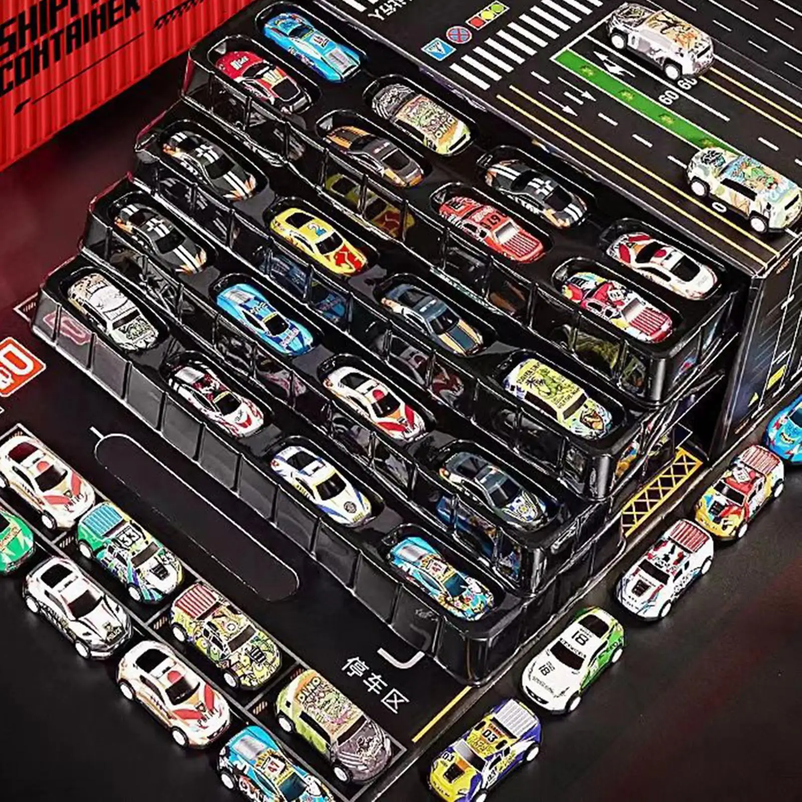 Zurückziehen Racer Autos Spielzeug 48/60 Stück Mini-Druckgussfahrzeug für Kinder Kleinkinder Jungen Mädchen Geburtstagsparty Gefälligkeiten Goodie Bag Füllstoffe