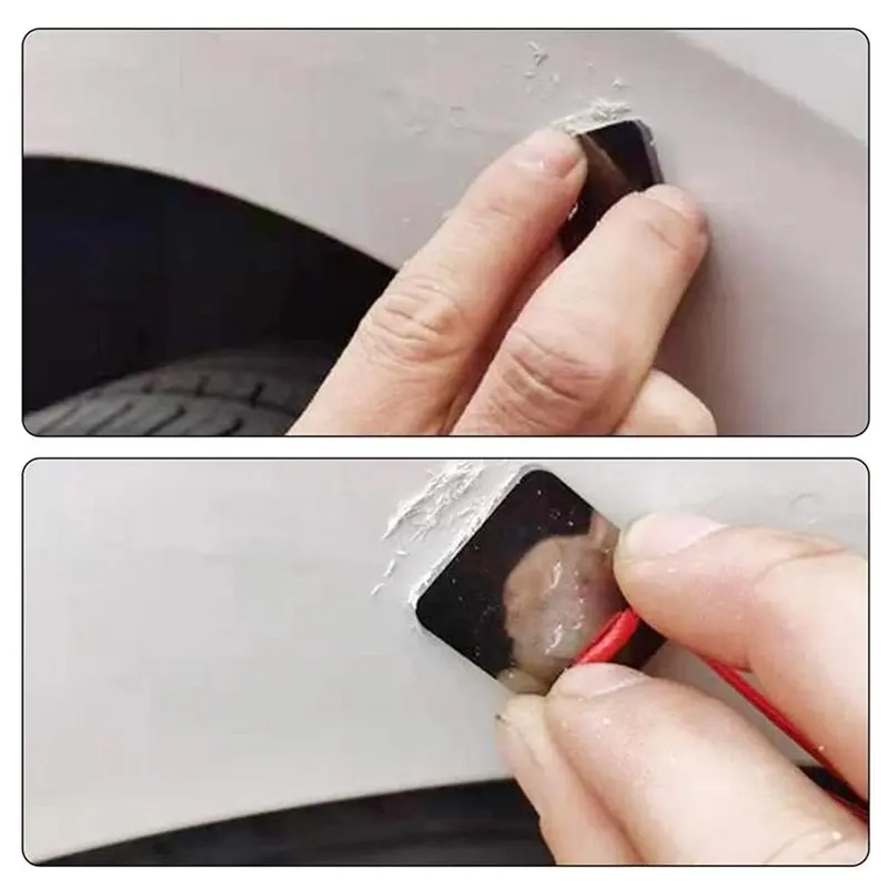AEE4-Car Polishing Point Repair Scraper Sagging Varnish Paint Removal Film Cleaning Hard Stains Dust Treatment Scraper 2Pc