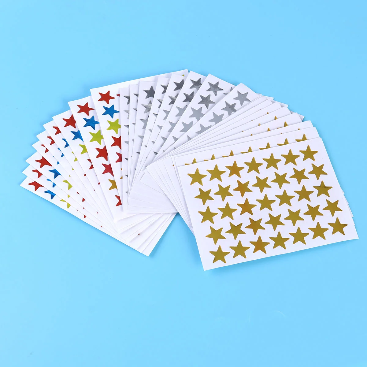 

30 Sheets Stickers Gold Silver Colorful Self-adhesive Stickers Stars star sticker star stickers for kids