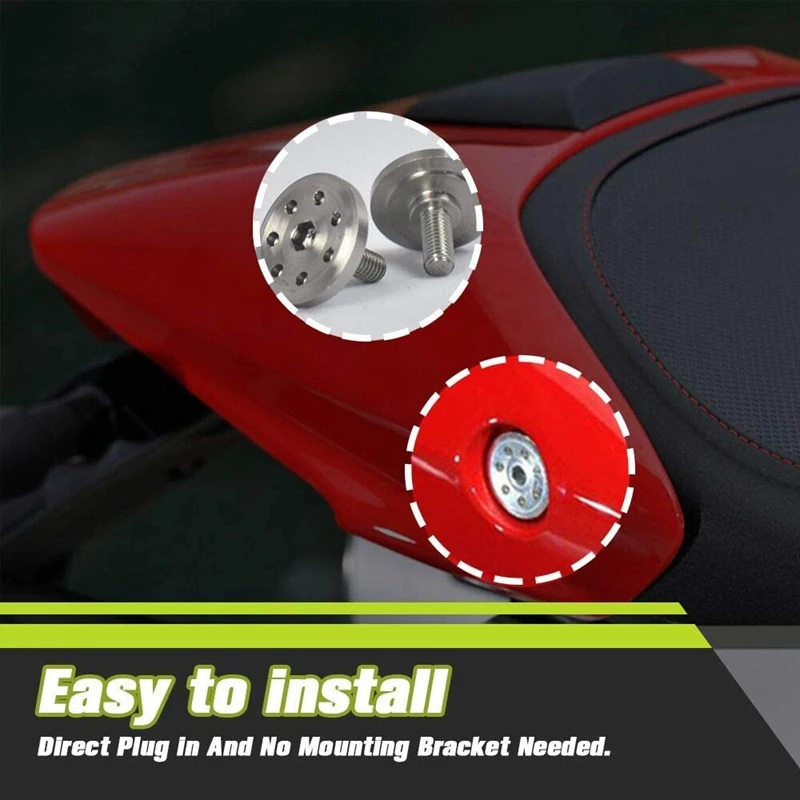 Motorcycle Rear Passenger Pillion Seat Cowl Fairing Cover For Ducati Monster 659 696 796 1100 2008-2014