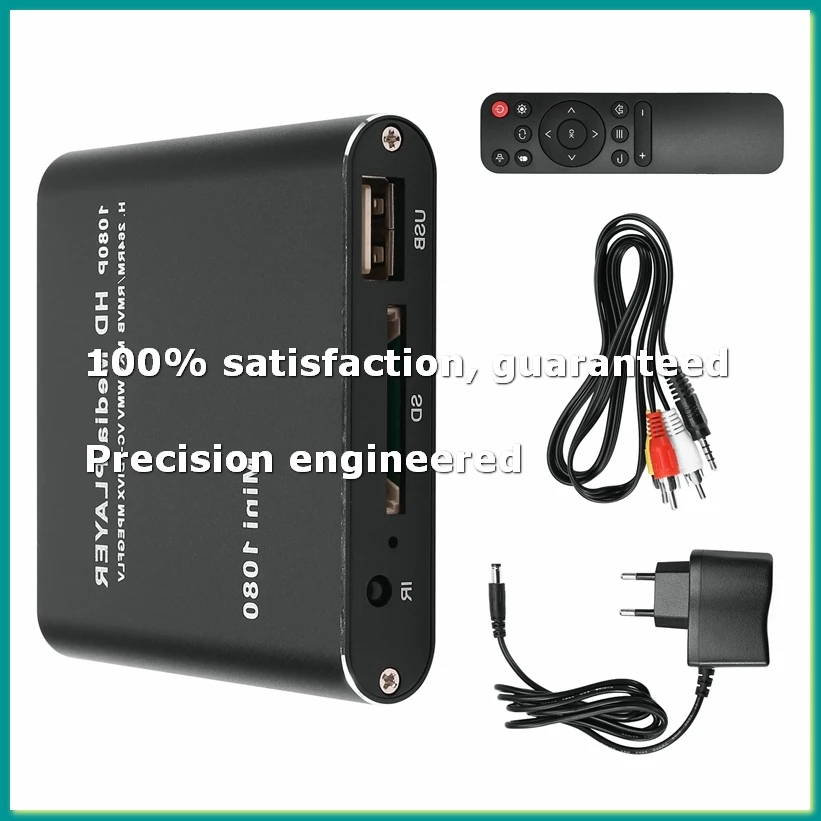 MKV 264 HDD Multimedia Player Full HD 1080P USB Media Player with SD Media TV Box Support RMVB WMV HDD Player EU PLUG-A86Z