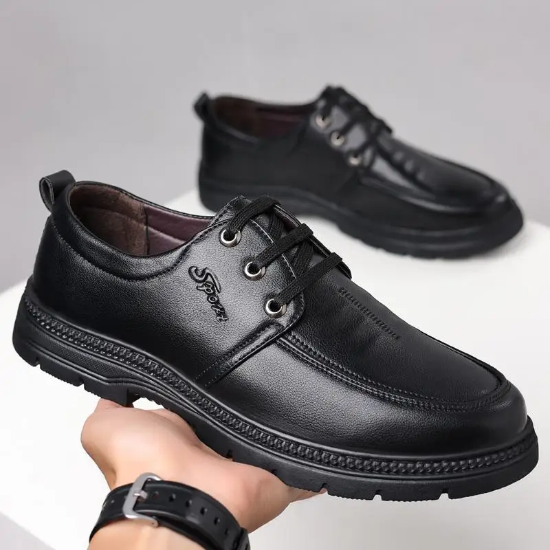 Men Pu Leather Form… - image