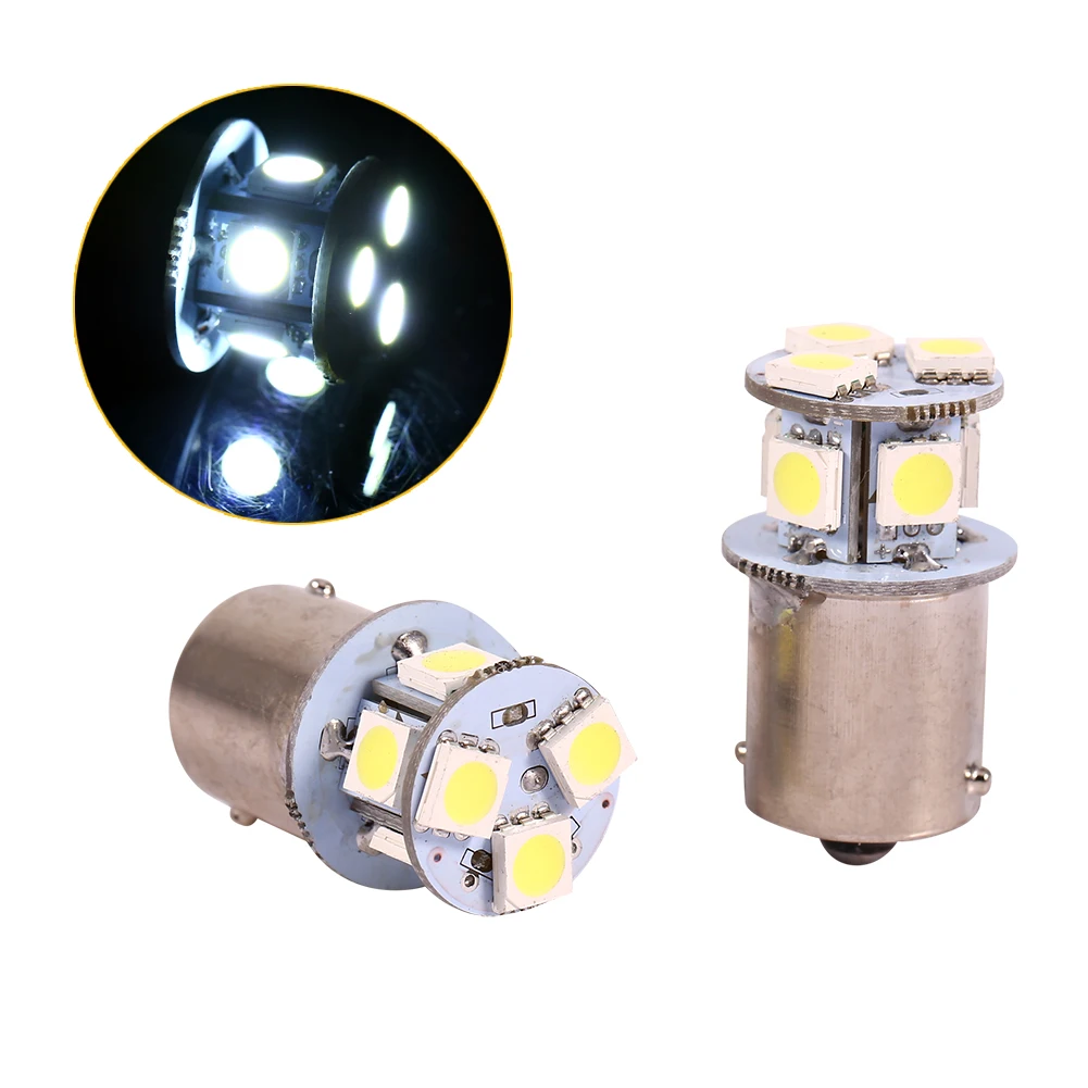 1156 Brake Light Bulb Brake Light Bulb White Brake Light Bulb White BA15S R5W 1156 5050 8SMD LED Car Brake Lights Bulbs