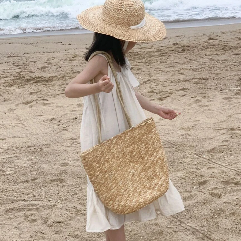 

Vintage Ruffles Layers Kids Beach Dress 2024 Summer New Little Girls Strap Sling Dresses Pure Color Vestiods Children Clothing