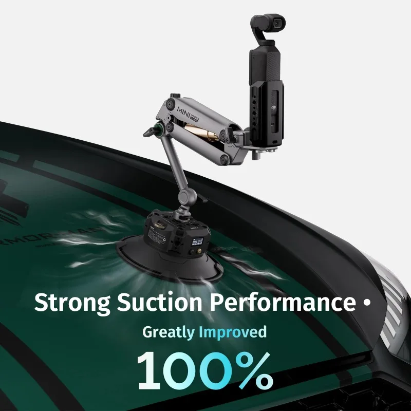 TILTA Hydra Alien Mini Electronic Suction Cup 6 inch with Baby Pin Manfrotto19mm Rod Dovetail Hydra M25 Mounting Bracket HDA-T15