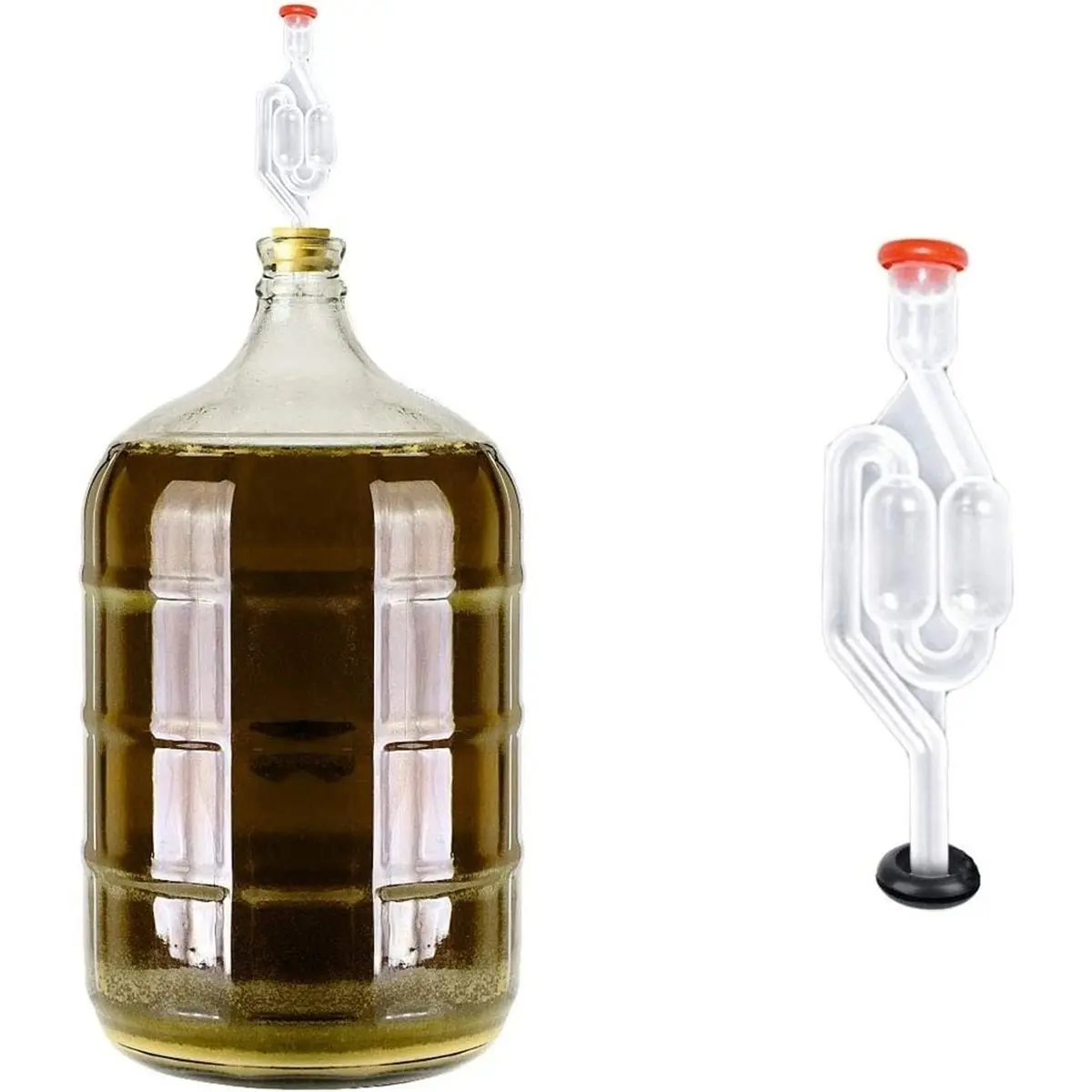 1set Fermentation Tube Kit Suitable for Canned Goods, Wine, Beer, and Sauerkraut, Also Suitable for Red Wine, Grapes