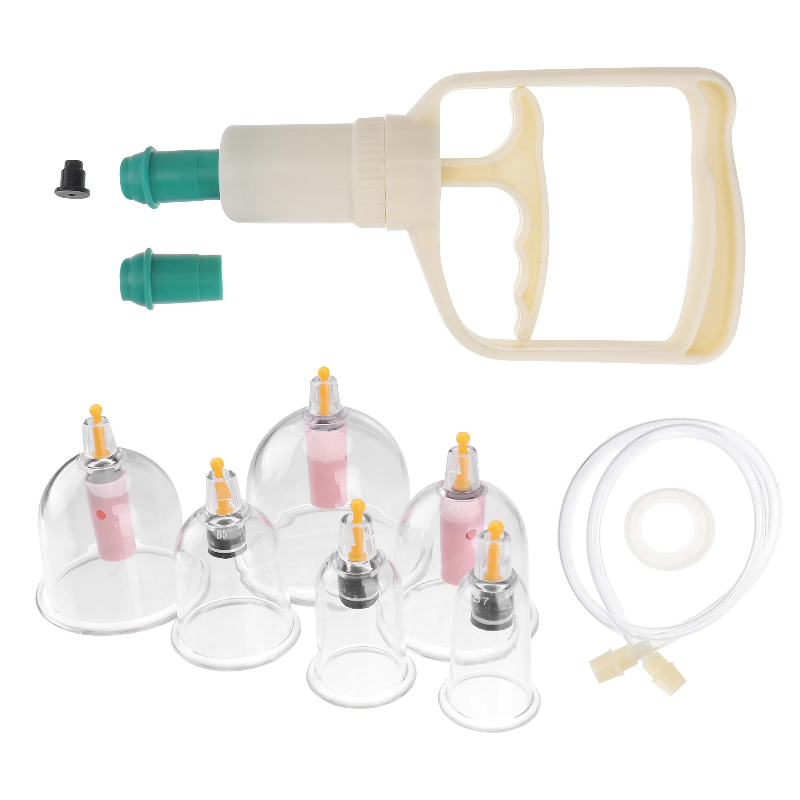 

1 комплект, комплект устройств для банок, прочный инструмент для тела, домашний массажный вакуумный инструмент для банок, набор аксессуаров для крови