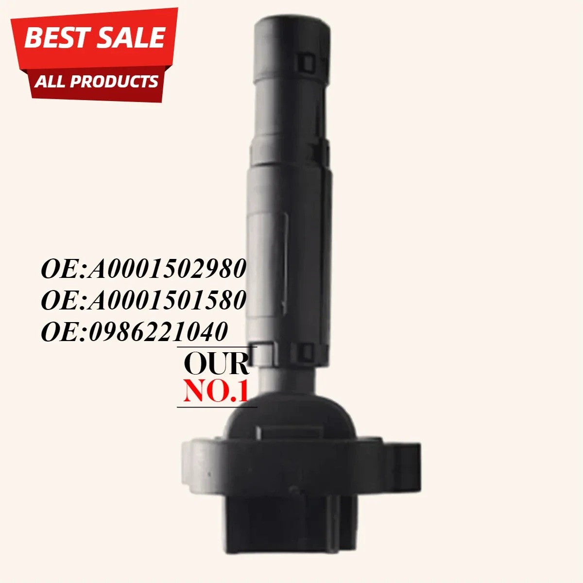 

0986221040 Coil Ignition System for Mercedes Benz C-CLASS W203 CL203 1.8L A0001502980,A0001501580