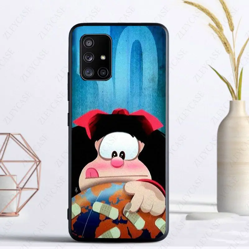 Coque Mafalda Phone Cover For samsung Galaxy A14 A53 A13 A12 A21S A30S A40 A22 A23 A32 A34 A50 A51 A52S A54 A70 A71 A73 5G cases