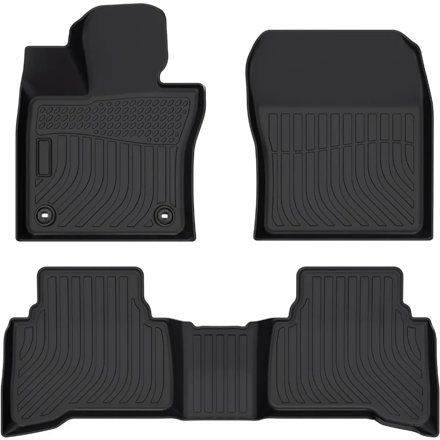 

All Weather Car Floor Mats Compatible for 20232024 Toyota Prius TPE Rubber Liners Accessory Custom Fit Automotive Floor Liners