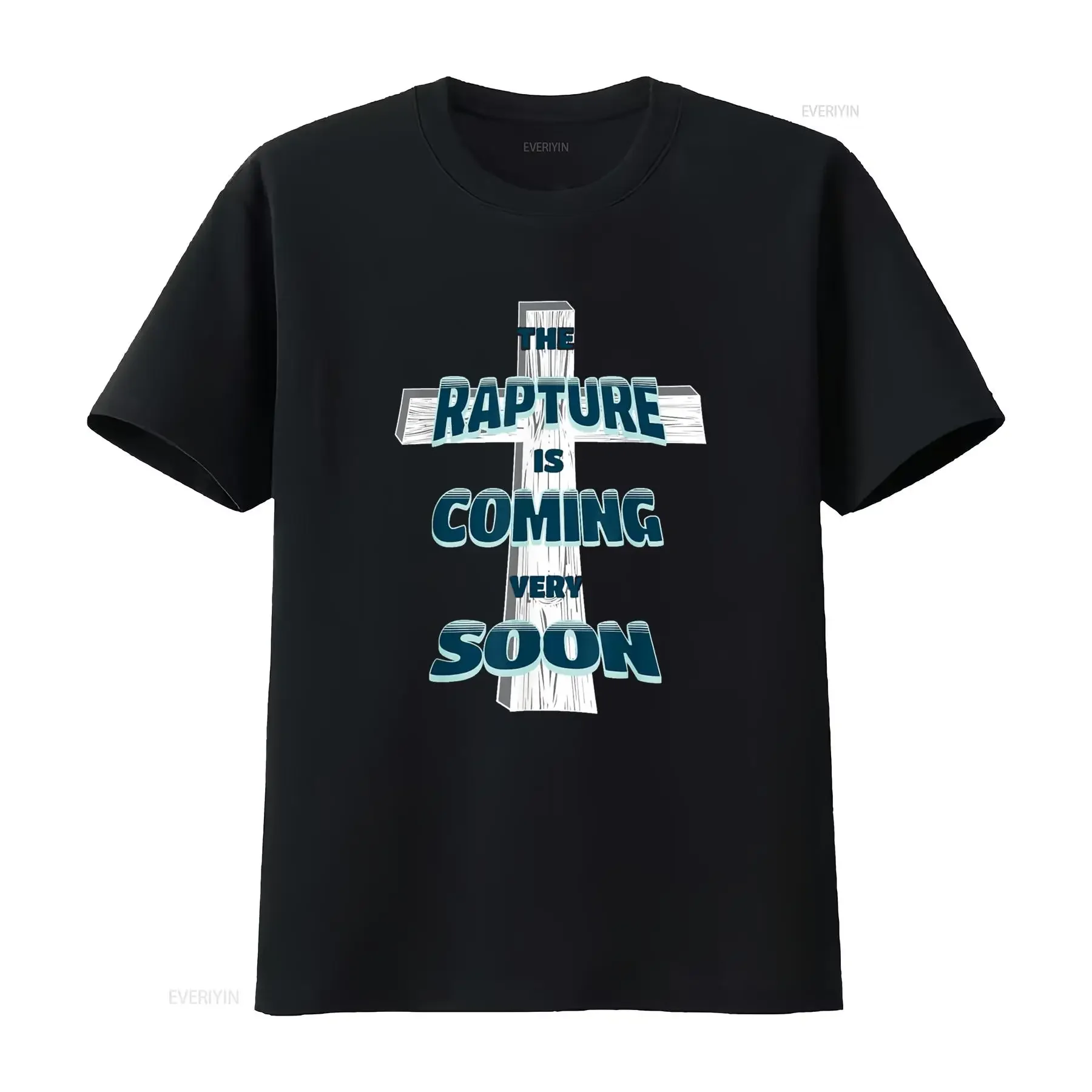 The Rapture arrive bientôt Jésus Back Professe T-shirt vintage lavé haut élégant pour un usage quotidien polyvalent respirant doux