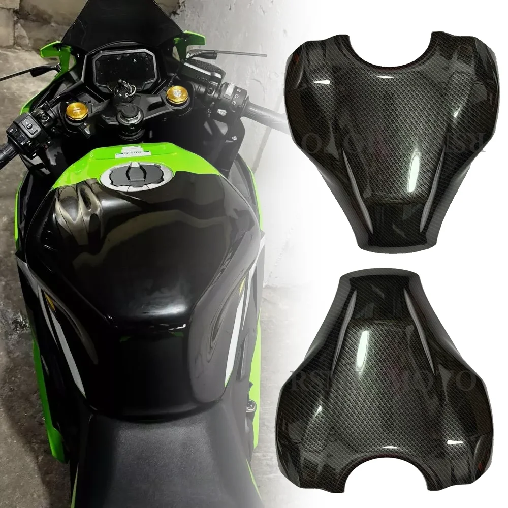

ZX 4R 4RR 25R Motorcycle Carbon Fiber Fuel Tank Protective Cover Tank Cover Protector for Kawasaki ZX4R ZX4RR ZX25R 2020-2024