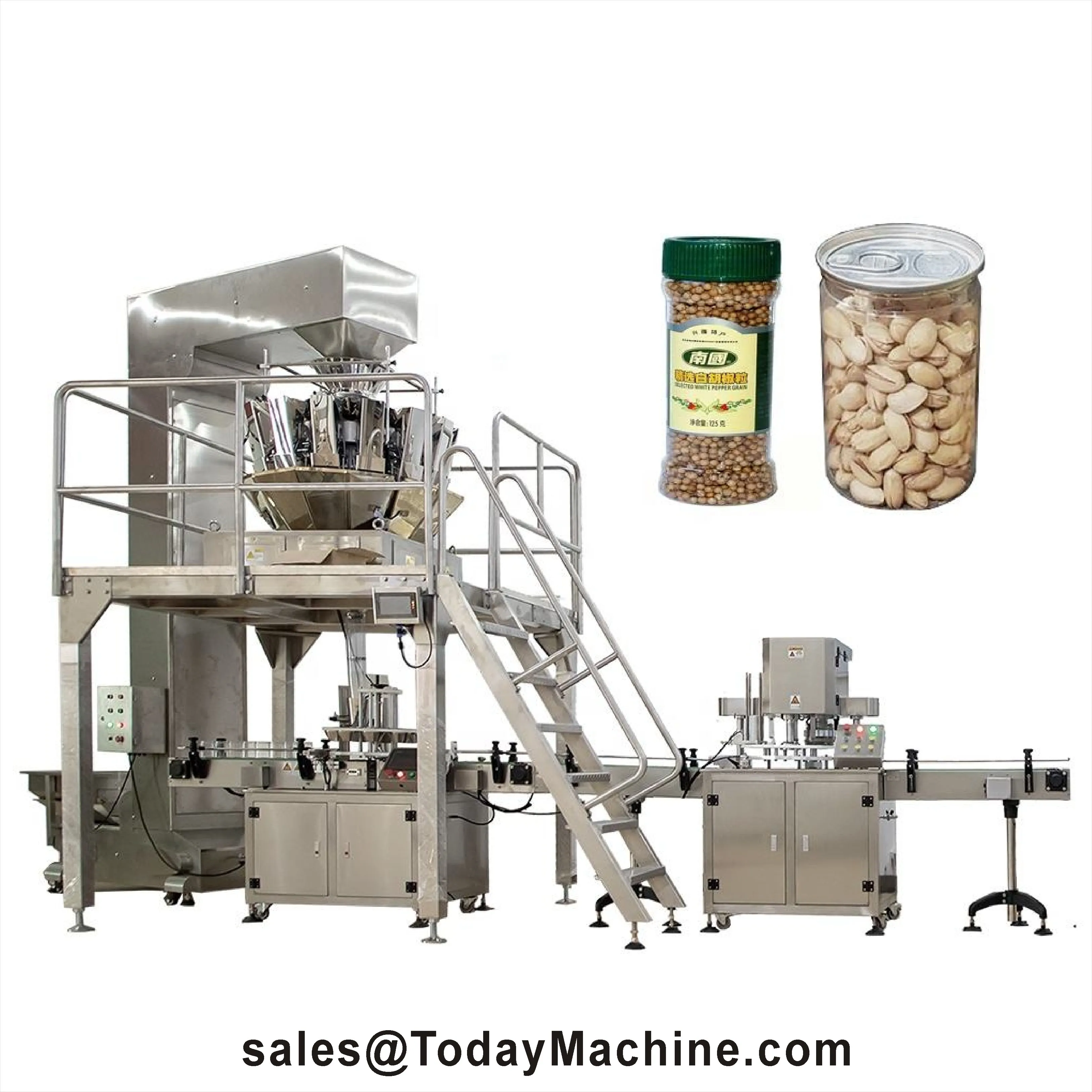 Automatic Linear Scale 4 Heads 304 High Precise Multihead Weigher
