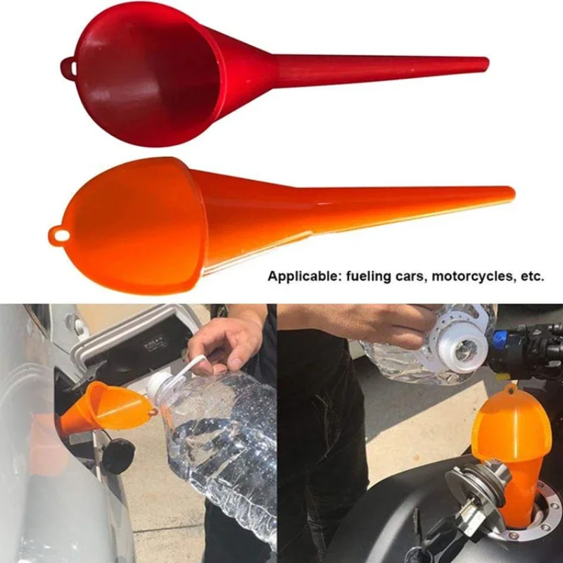 Multipurpose Long Stem Plastic Funnel for Car splastic funnel Gasoline Engine Oil change Additive Motorcycle Farm Machine Funnel