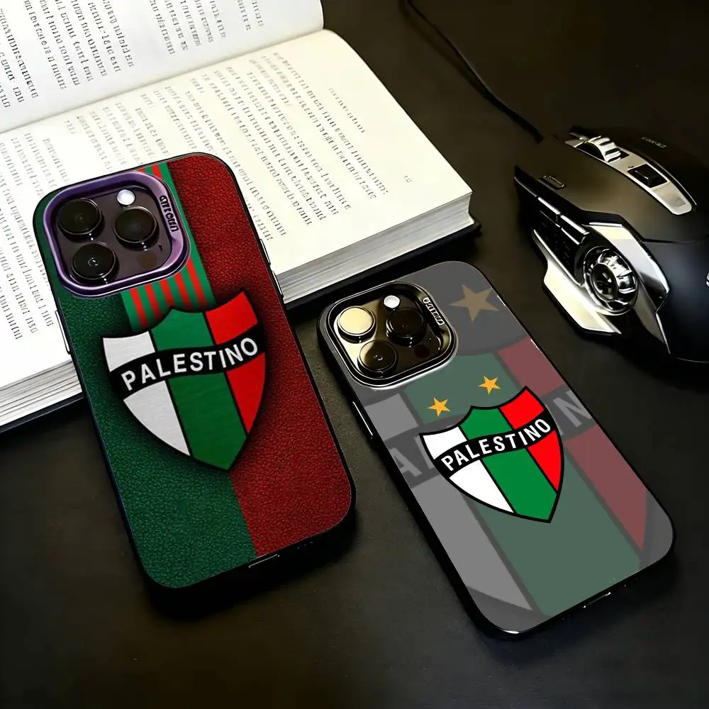 

Club D-Deportivo P-Palestino Phone Case For iPhone17,16,15,14,13,12,11 Plus,Pro Max Black Candy silver phone case