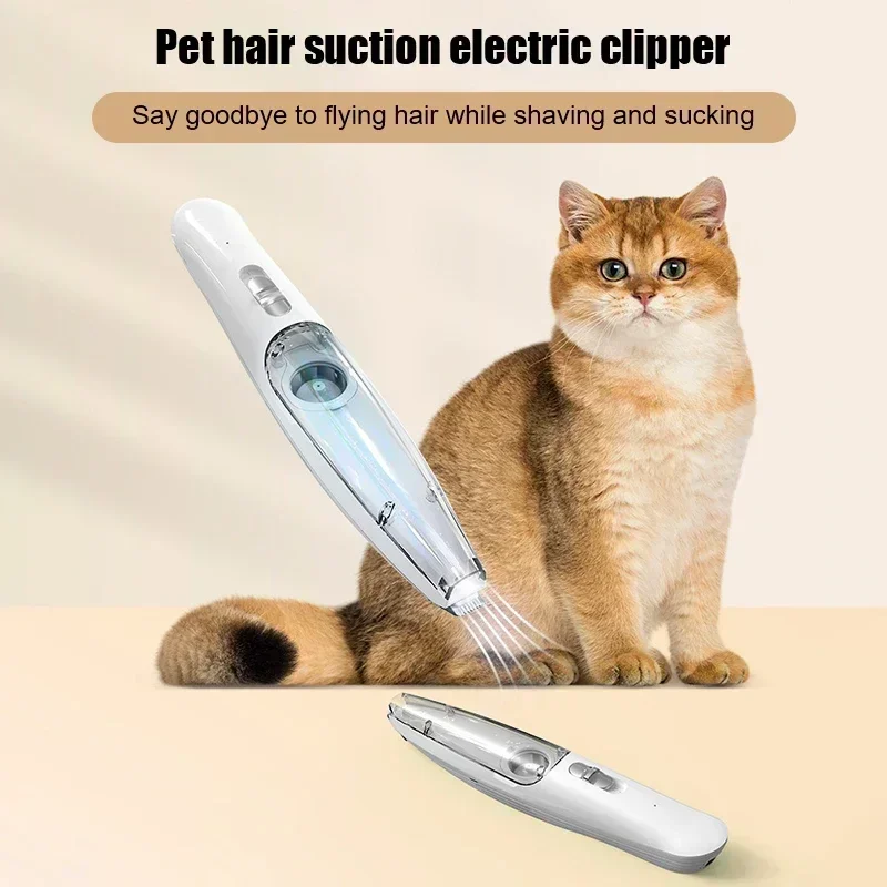 Dog Hair For Paw Fur Grooming Vacuum Pet Cutting Machine Trimmer Shaver Cats Eyes, Ears, Face, Rump