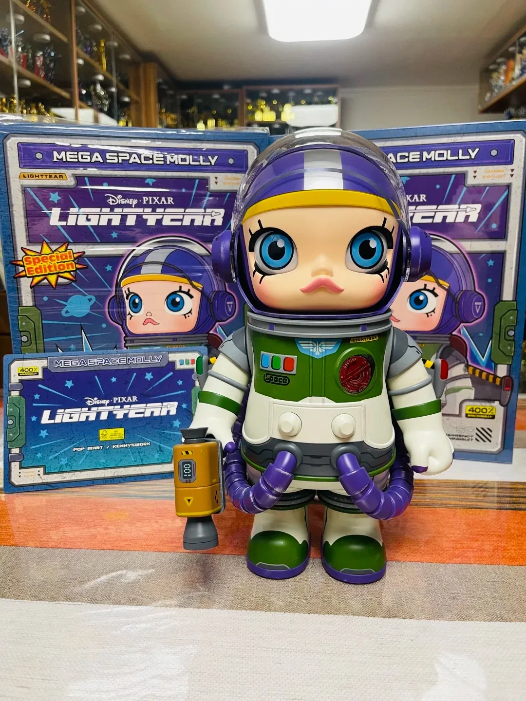 POP MART Mega Space Molly 400% Buzz Lightyear Series Genuine Toy Anime Action Figure Surprise Birthday Present