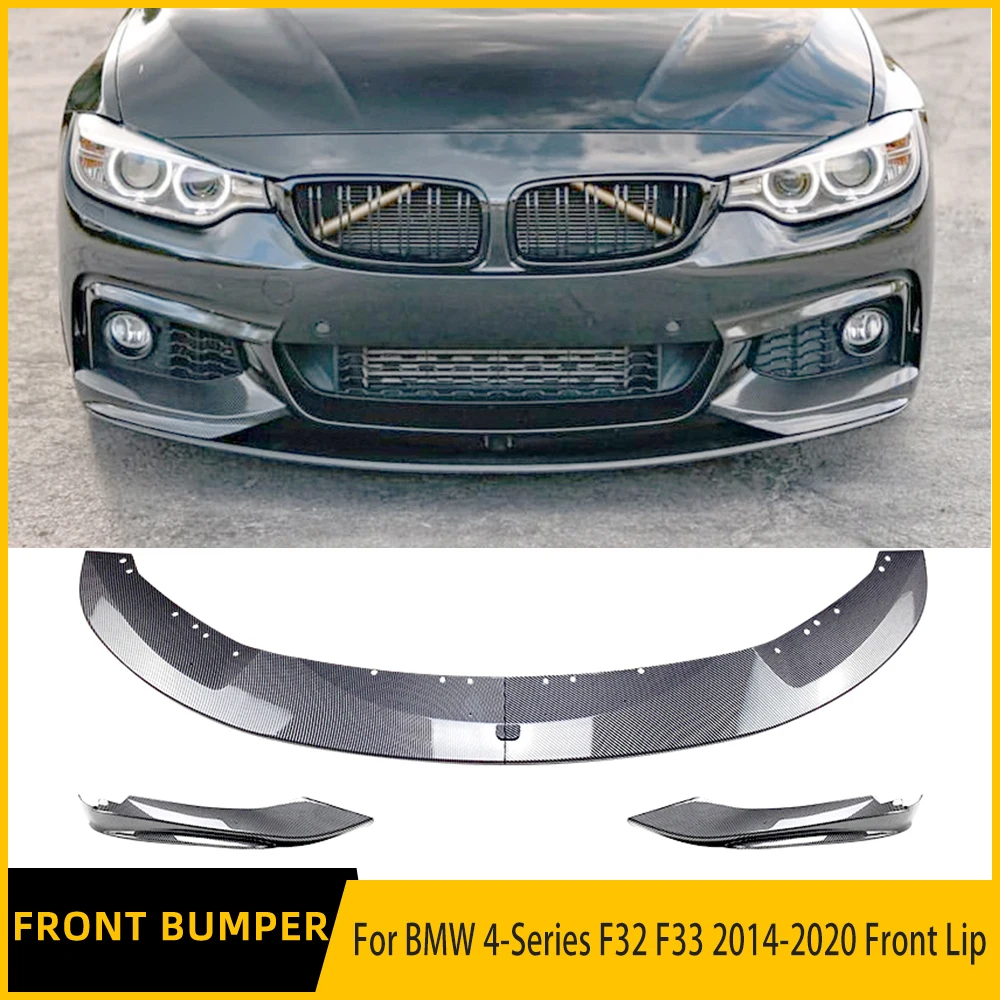

Для BMW F32 F33 F36 4 Ser 4 шт. Автомобильный передний бампер, спойлер, разделитель, диффузор, защита, модернизированный комплект кузова 420i M440i 2014-2020