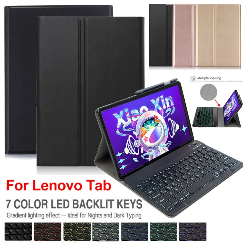 

Case for Lenovo Tab Xiaoxin Pad 2022 P11 Plus 11 Pro 11.5 Tab J606 J607 J616 J706 J716 K11 M10 Plus with Keyboard