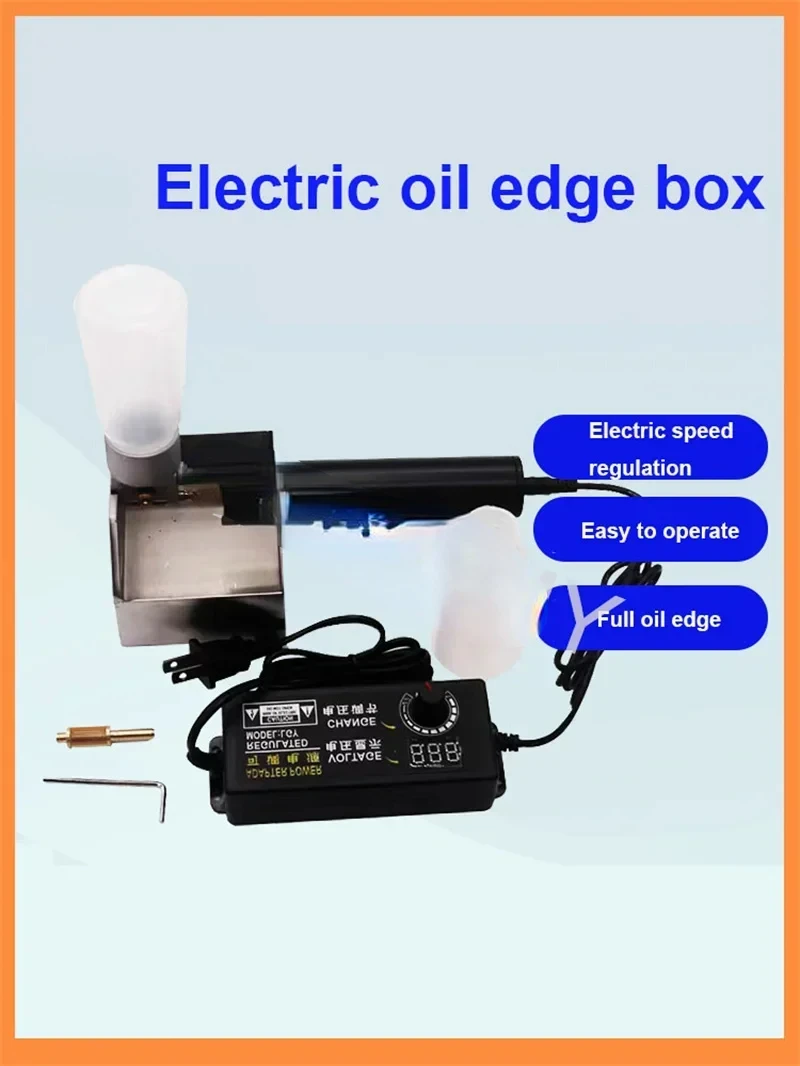 Manual Electric Oil Edge Machine Belts/Watches/Luggage/Fur Leather/Furniture/Footwear Edge Coating And Sealing Tools