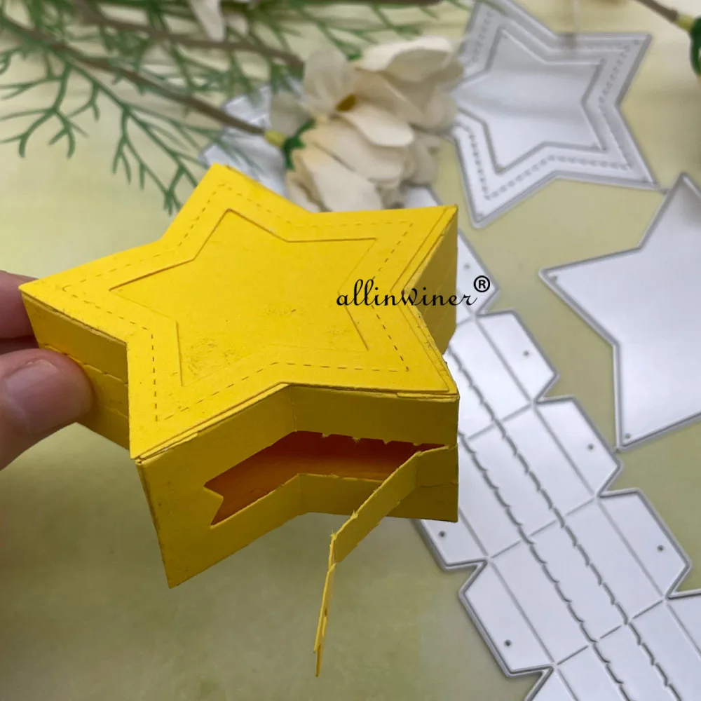 

3D Flower Box series DIY Craft Metal Cutting Die Scrapbook Embossed Paper Card Album Craft Template Stencil Dies