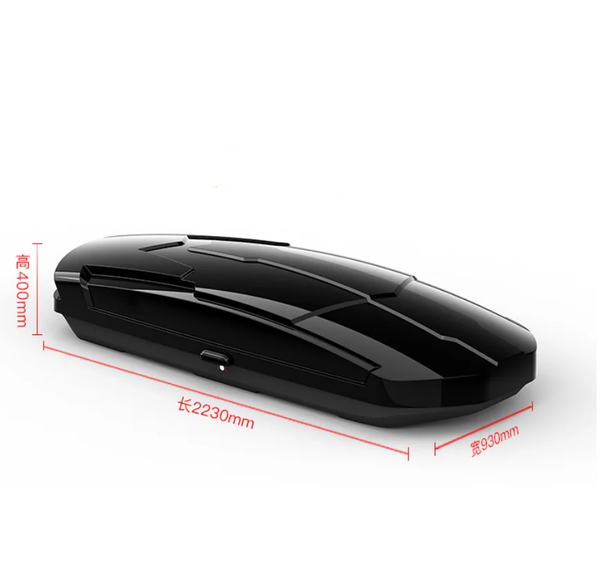 Aerodynamics Layout Car Roof Top Cargo Box With Secure System