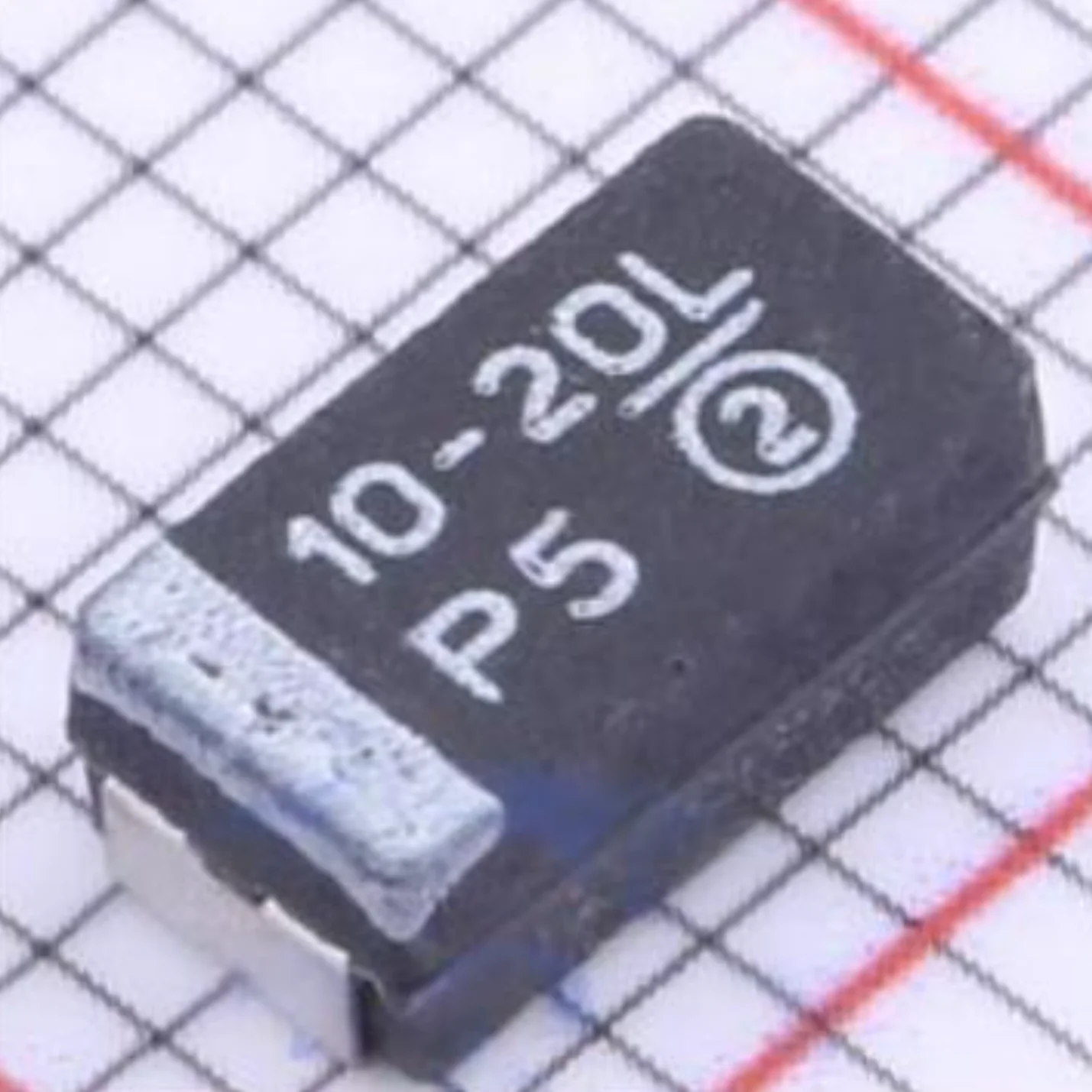 2312 CASE-C 6032 28mm Marking 10-20L Original Black Tantalum Capacitor 20V ±10% 10uF 1.7Ω Ohm CAP TANT 10µF 293D106X9020C2TE3